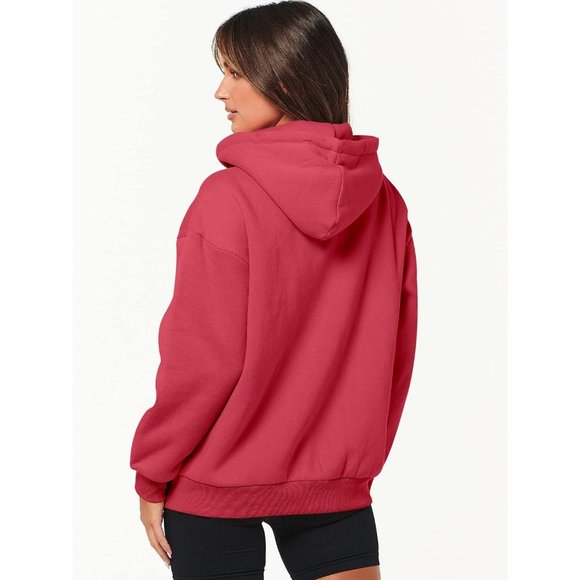 Women's Oversized Zip Up Hoodies Sweatshirts Y2K Clothes Jackets with Pockets - Picture 3 of 8